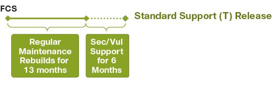 Figure 6. Support Lifecycle for Cisco IOS Software Release 15 T Packaging Q. What is Cisco IOS Packaging? A.