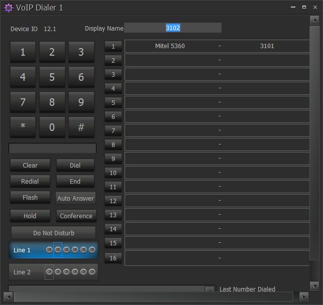 VoIP Dialer When connected to MiVB, VoIP Dialer block should be added to.tmf design file as shown in Figure 16.