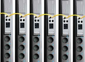 Connection & Remote Access High Density PDU Management InfraPower features a high density flexible PDU system coupled with an equally flexible management software.