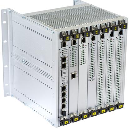 ..48 V Power consumption: < 12 W Dual 10/100Base-TX Ethernet Ethernet switch: 4 10/100Base-TX + 1 100Base-FX Three V.24 serial ports V.