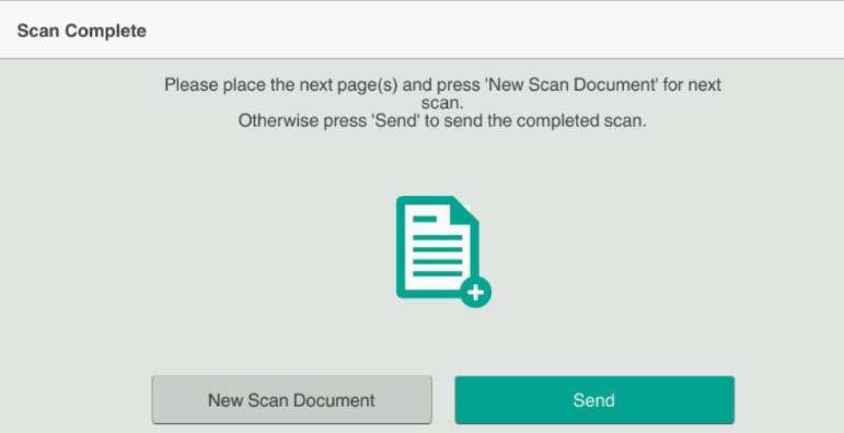 To view the scanned files, log into a