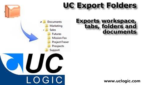 UC Export Folders Version 3.5 for Worksite 8.x, 9.