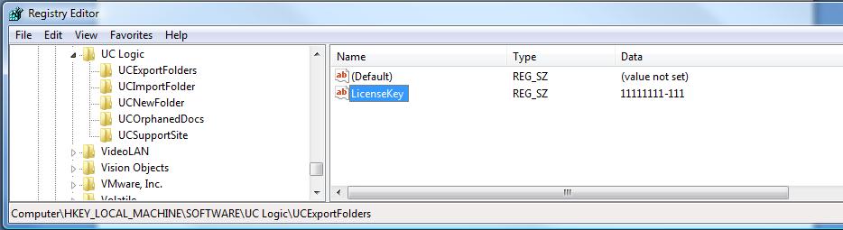 3. Configuration The Import tool uses the following registry keys: Registry Key LicenseKey (string) AddDocCountPrefix (string) DocCountFormat (string) Description License key, any number other than