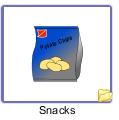 Click the Snacks folder to open it.