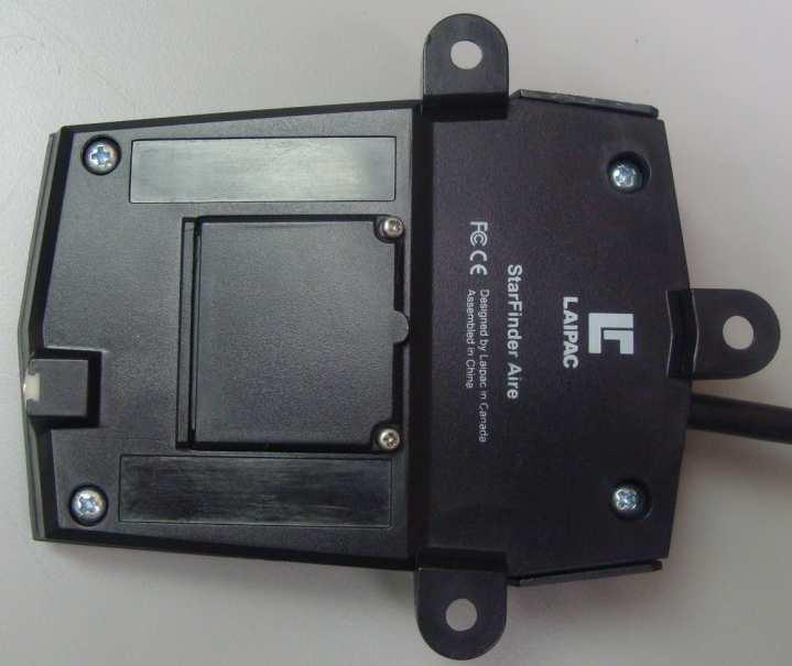 Installation hole x 3 Connector of external GPS