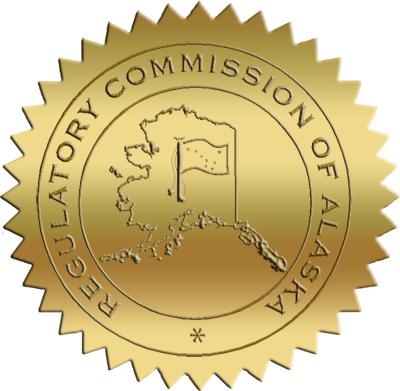 ORDER THE COMMISSION FURTHER ORDERS: 1. The request, filed June 1,, by ENSTAR Natural Gas Company, a Division of SEMCO Energy, Inc.