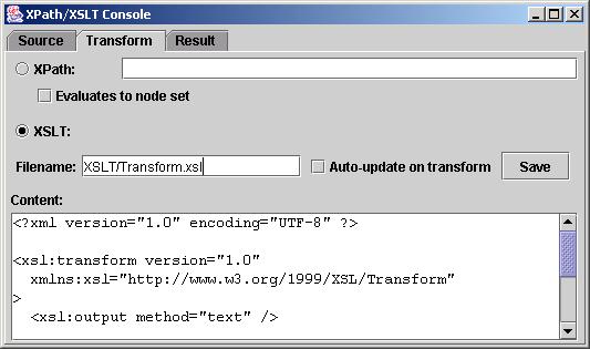 A Transformations Console In the upcoming lab, you ll build a still better version of the transformer application: It will provide a graphical interface that allows the user to load source and