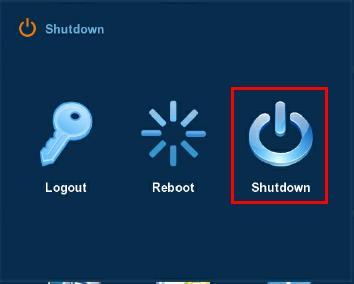 NVR Menu Figure 5-11 5.3.3 Shutdown Click Shutdown icon in the main menu, switch to interface as.