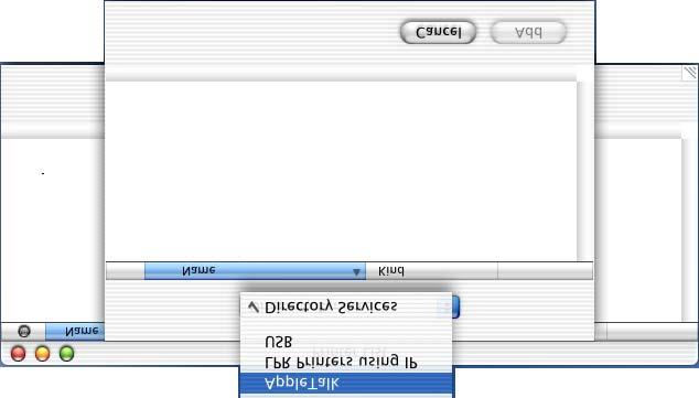 A Open the Utilities folder. E Select BRN_xxxxxx_P1, and then click the Add button.