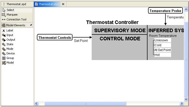 Figure 45 - Visualization Editor The thermostat simulation will be fed data from text files, which must be created next. 1.