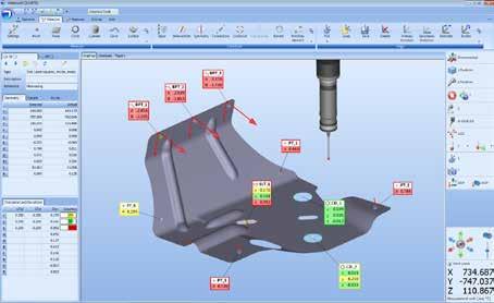 point distribution on CAD surface Trimming edge, hems/flanges and 3D profiles with automatic point distribution