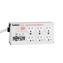 Isobar UL 1363 Hospital-Grade 6-Outlet Surge Protector, 15 ft.