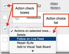 Role required: none You can switch between list views to which you have access. 1. 2. Open the list. Select the view to configure by performing the appropriate action for your list version.