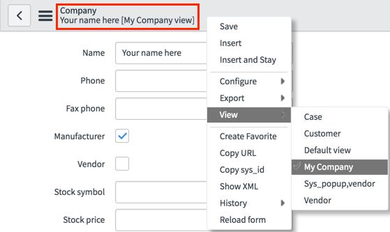 Create a company profile To customize the instance for your company, you can enter information such as contact phone numbers, street address, and additional notes.