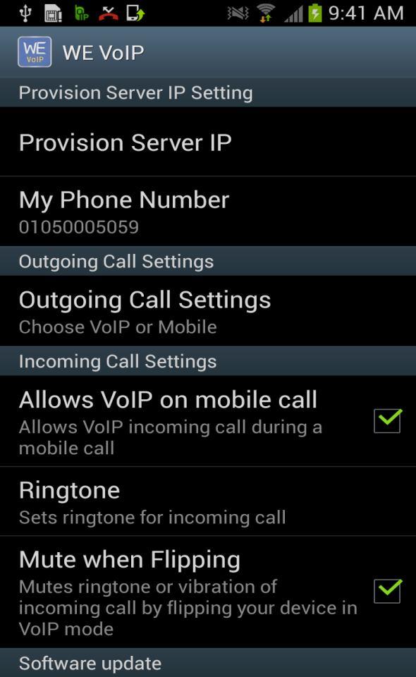 - If the mvoip call is allowed in your workplace, you can set your preferences even when Wi-Fi is off.