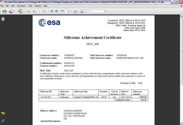 Milestone Achievment Certificate 51.