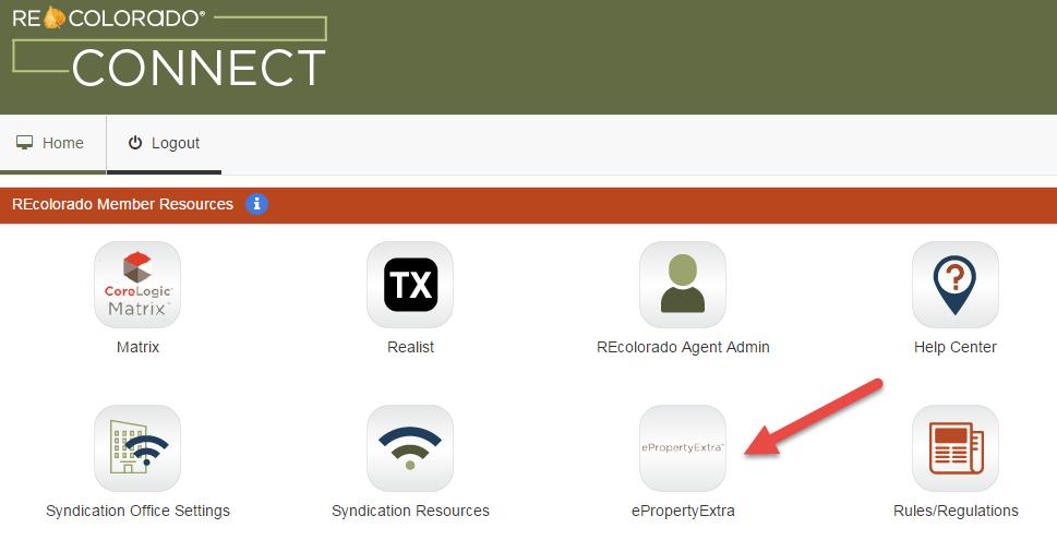2 epropertyextra Reference Existing REcolorado Members: To access your
