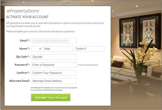3 epropertyextra Reference Activate Your Account: When you click on any link in the emails,