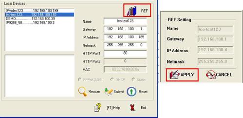 IPEDIT will search the 9xxx series equipments in the same network such as 9310. If you pc has installed a firewall software, please configure it to allow the IPEDIT visit the network first. 1.