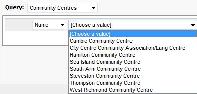 OR Community centres are represented