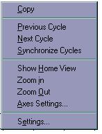 Using the Context Menus Description Viewing Context Menus A context menu is available in each window.