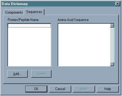 Adding Sequences to the Data Dictionary The Data Dictionary also contains sequence information that can be edited.