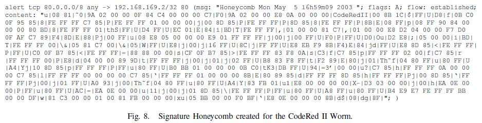 Related Work Signature-based Intrusion Detection Systems (SBSs) Honeycomb uses longest common