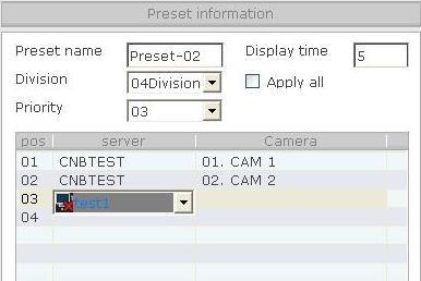 1.13.2 Preset information change 1. If you click 'edit preset', preset setup window will run. 2.