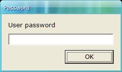 You may enter random password to proceed to the next step. Please connect memory stick or portable hard disk that holds backup data before running Backup Viewer Program.