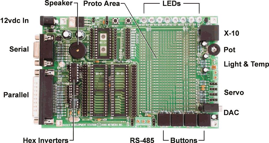 Introduction The BXDS (BasicX Development Station) utilizes a unique approach to development board design and layout.