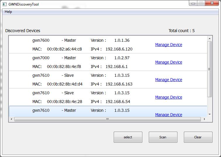Method 2: Discover the GWN7600 using GWN Discovery Tool 1. Download and install GWN Discovery Tool from the following link: http://www.grandstream.com/sites/default/files/resources/gwndiscoverytool.