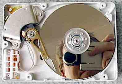 Anatomy of a Hard Drive If we take the cover off, we see that there actually is a hard