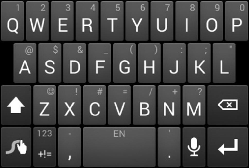 Swype The Swype keyboard lets you enter words by drawing a path from letter to letter in one continuous