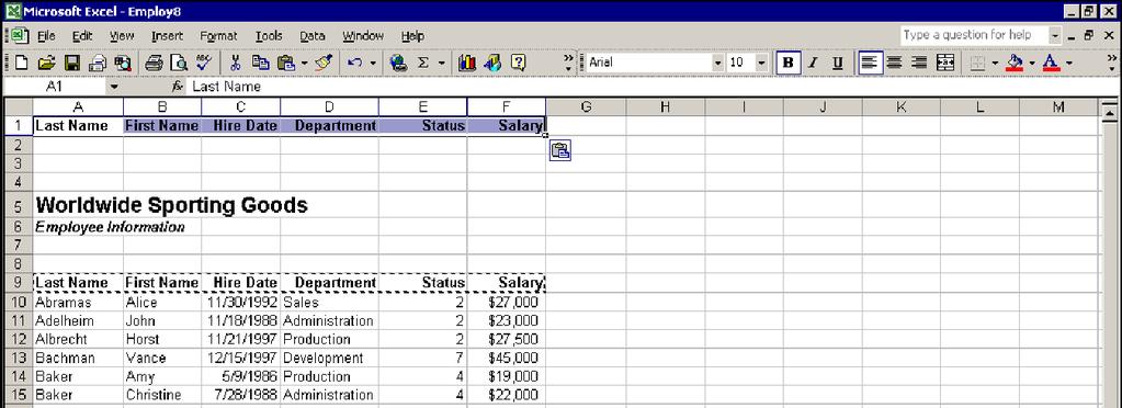 Lesson 10 Working with Advanced Filters Excel 2002 (XP): Level 3 CREATING A CRITERIA RANGE Discussion You can use advanced filters to create more complicated conditions to filter a data list.