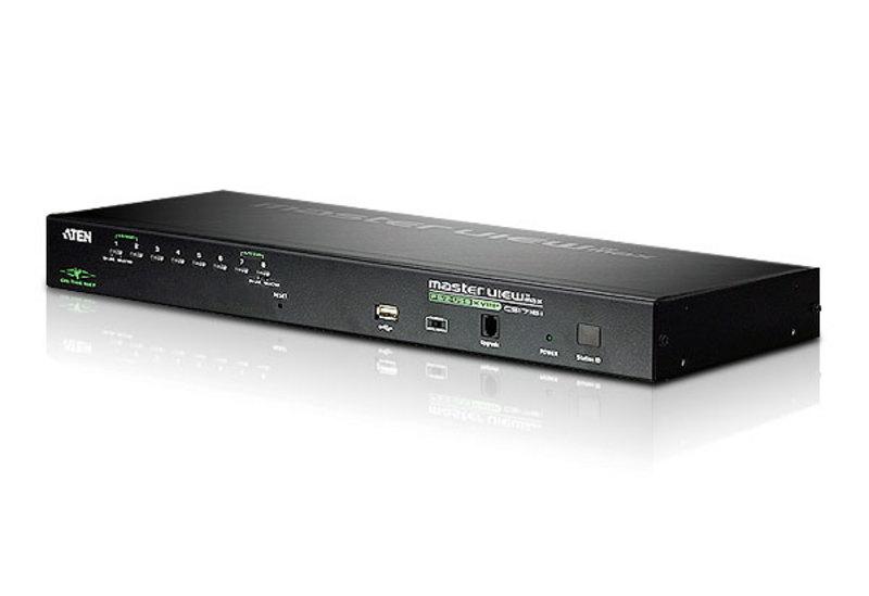 CS1708i 1-Local/Remote Share Access 8-Port PS/2-USB VGA KVM over IP Switch The CS1708i KVM switches is an IP-based KVM control unit that allows both local and remote operators to monitor and access