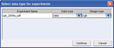 4 Data Viewing Reference Select data type for experiments (UDF files CGH or CH3) Blue Preview OK Cancel Reset Move the slider to change the amount of blue in the color.