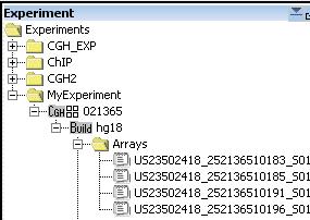 To select additional arrays within the same design, hold down the Ctrl key and click their names.
