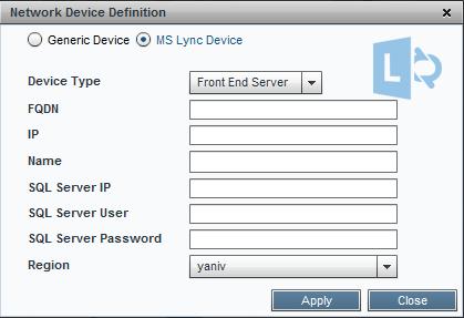 SEM 4.3 Microsoft Lync Devices Most commonly used generic devices are Microsoft Lync Server 2010, IP PBX, ITSP and routers.