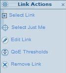 Device/Link Figure 6-3: Device Actions / Link Actions Device/Link AudioCodes Device Lync Device Non-AudioCodes Device Link Actions Select