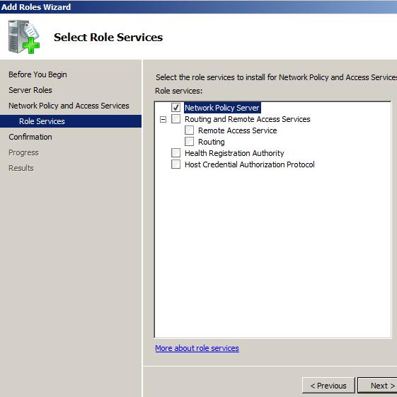 18. Depending on the options already installed, you may be asked to install additional software such as IIS 19.