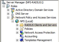 Configure RADIUS (NAS) Clients The first step to configure NPS is to define the RADIUS clients. A RADIUS client is a device that is allowed to communicate with the RADIUS (NPS) server. In 802.