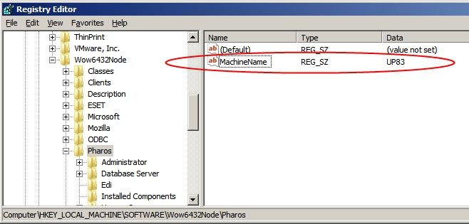 Upgrading Server Components on a Cluster 1.3. Make sure the Virtual Network Name is recorded in the registry The Uniprint installer keeps the virtual network name in the registry.