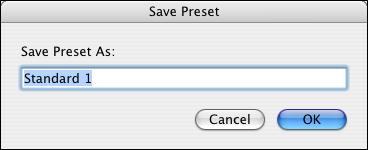 3 Click Full Properties in the Basic window to adjust the print settings as desired. 4 Choose Save As from the Presets drop-down list.