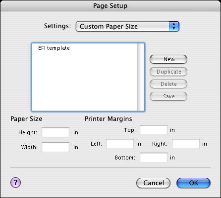 PRINTING FROM MAC OS X 29 Defining and printing custom page sizes With custom page sizes, you define the dimensions of a printed page.