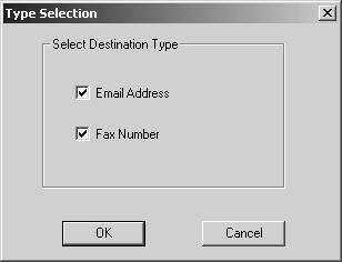 91 "Adding contacts as recipients for N/W-Fax" SUPPLEMENT: If you want to stop searching, click [Stop].