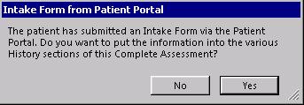 Click to auto-populate the patient's