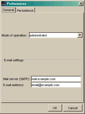 Setting Up the Console Setting the Operation Mode The Management Console can be run in two different operating modes:!
