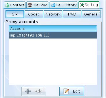 and so on. SIP Set a SIP account is the first thing you have to do for using Soft Phone. Please type the required information that you applied from the proxy sever.