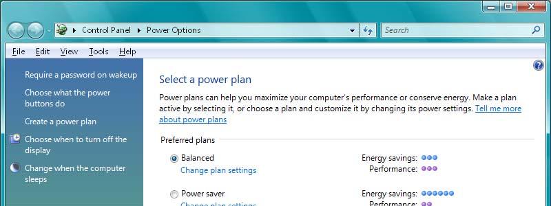 In Windows Vista To disable the Power Management feature in Windows Vista: 1.