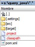 This creates the eclipse files.classpath y.project. 5.